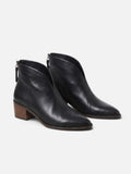 Bottines Femme en Cuir à Bout Pointu