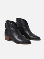 Bottines Femme en Cuir à Bout Pointu