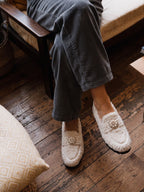Women’s Teddy Pearl Embellished Loafer Slippers