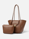 Sac Cabas Femme Simili Cuir Fermoir avec Pochette