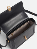 Sac Porté Épaule Femme Simili Cuir Anneau Doré
