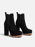Women’s Platform Block Heel Chelsea Boots