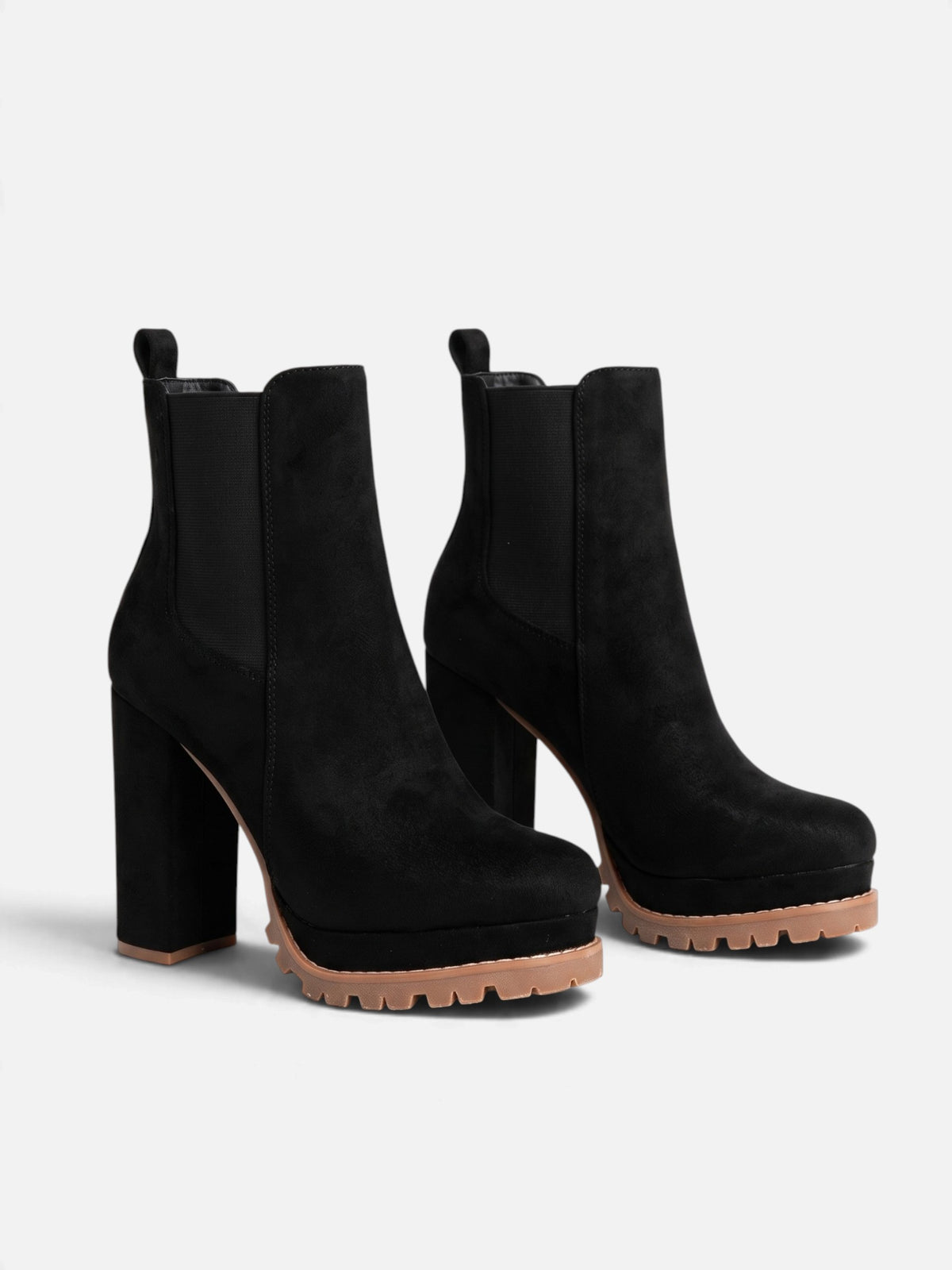 Women’s Platform Block Heel Chelsea Boots