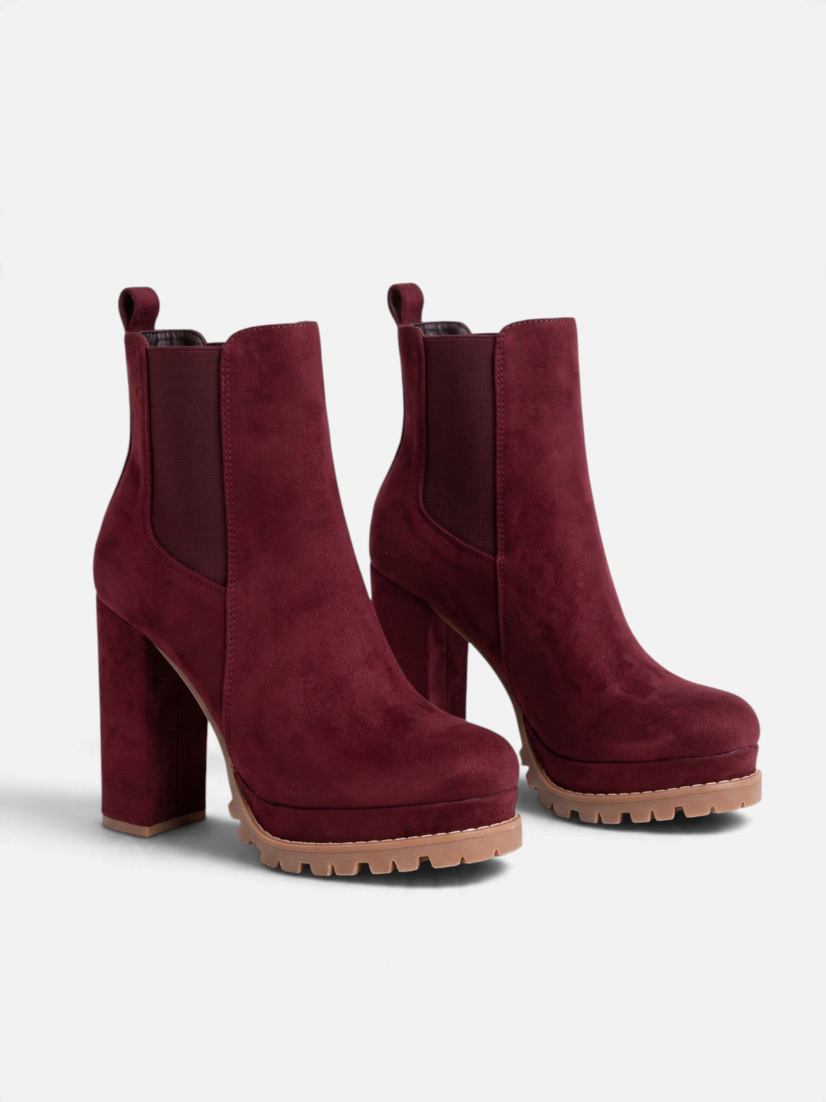 Women’s Platform Block Heel Chelsea Boots