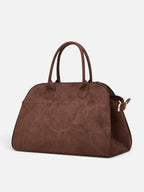 Sac Cabas Suédine Femme Double Anse