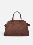 Sac Cabas Suédine Femme Double Anse