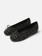 Ballerines Femme en Tweed Noeud