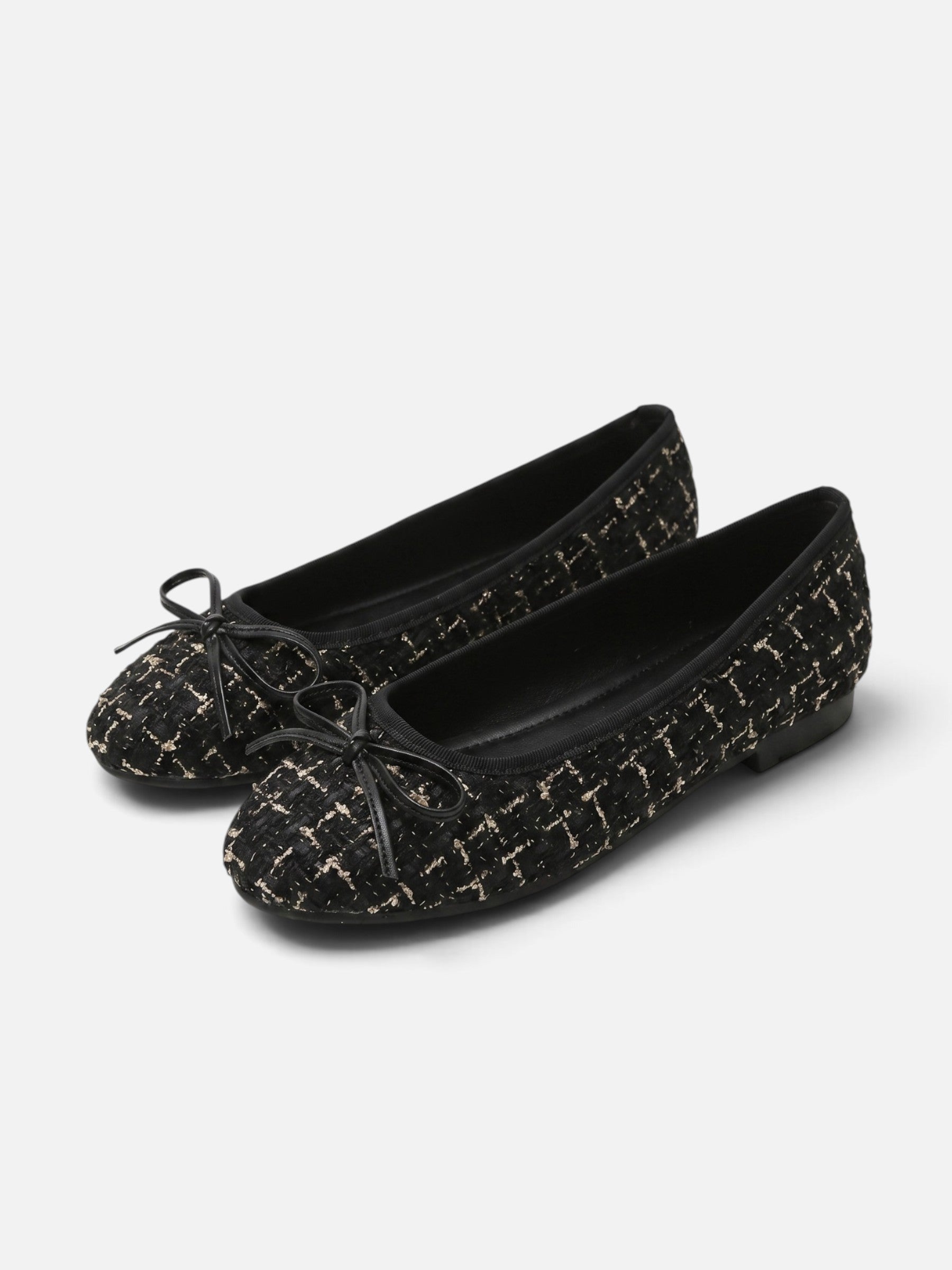 Ballerines Femme en Tweed Noeud
