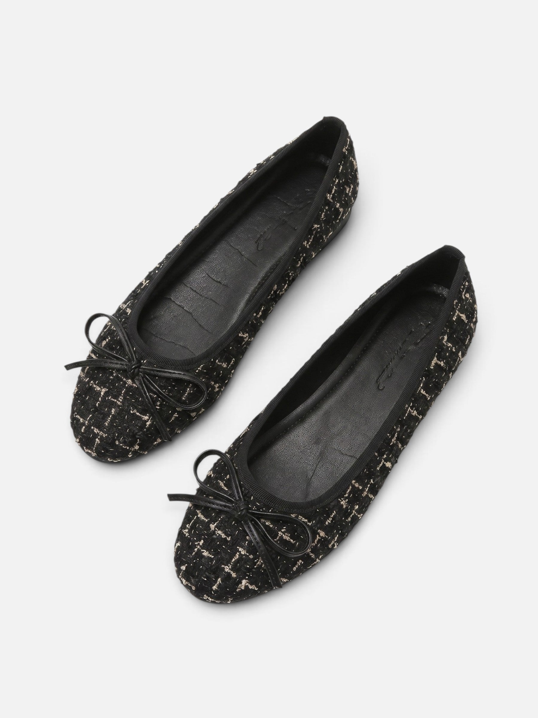 Ballerines Femme en Tweed Noeud