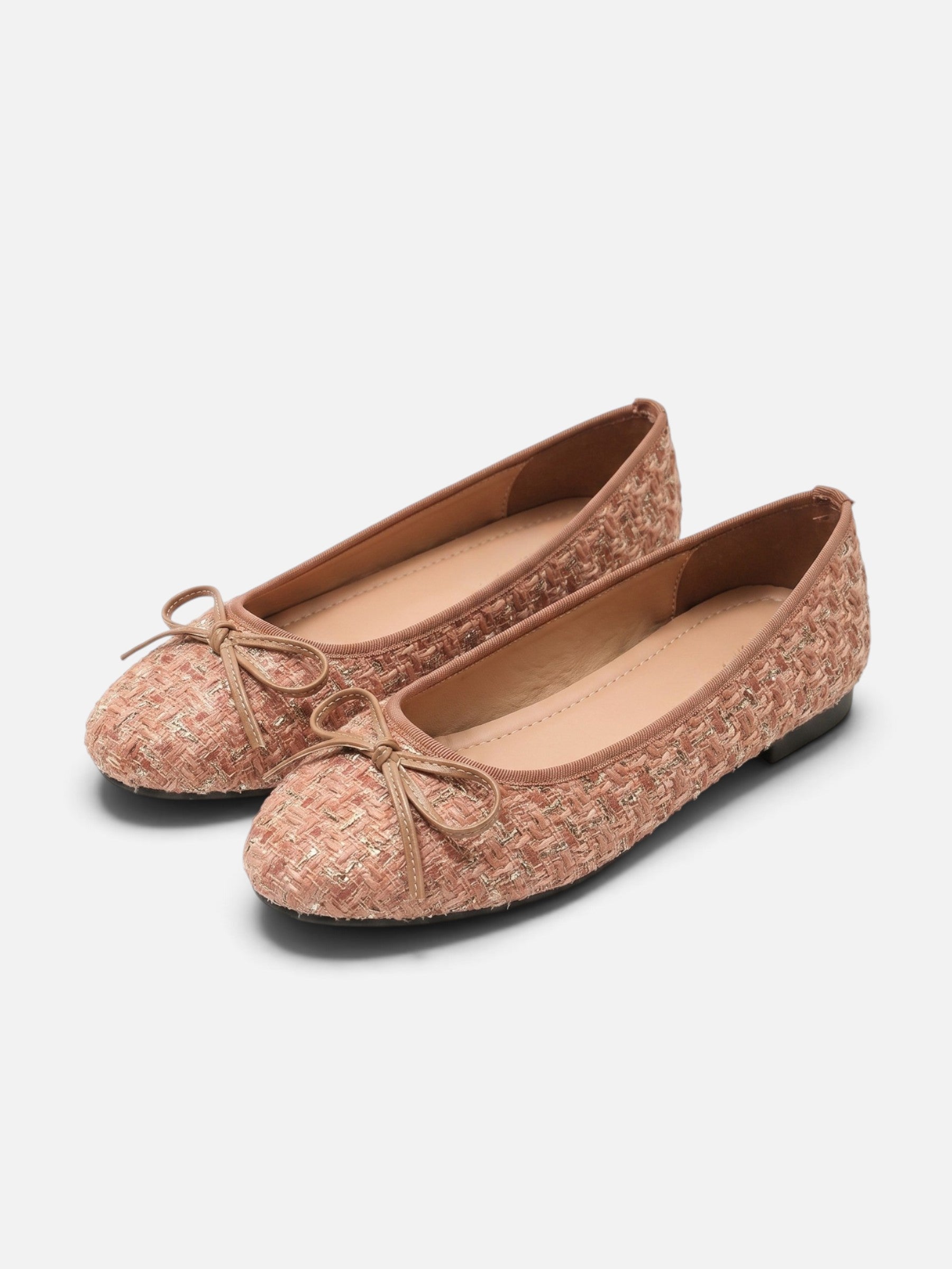 Ballerines Femme en Tweed Noeud