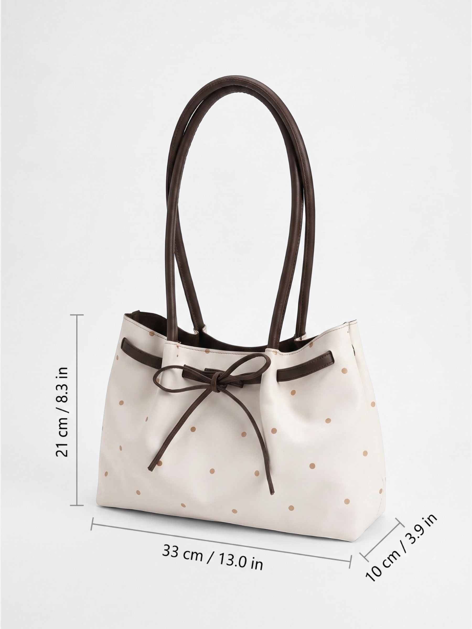 Sac Cabas Femme en Daim Clouté à Nœud