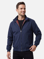 Blouson Harrington Homme Doublure à Carreaux