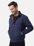 Blouson Harrington Homme Doublure à Carreaux
