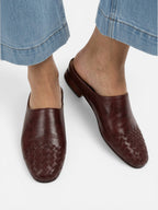 Mules Femme Bout Carré Sans Talon Été