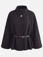 Veste Cape Femme Ceinturée