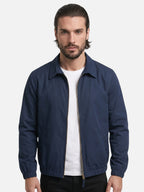 Blouson Homme Col Chemise Zippé