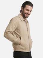 Blouson Homme Col Chemise Zippé