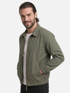 Blouson Homme Col Chemise Zippé