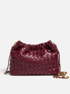 Women’s Woven Chain Strap Shoulder Bag