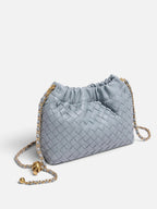 Women’s Woven Chain Strap Shoulder Bag