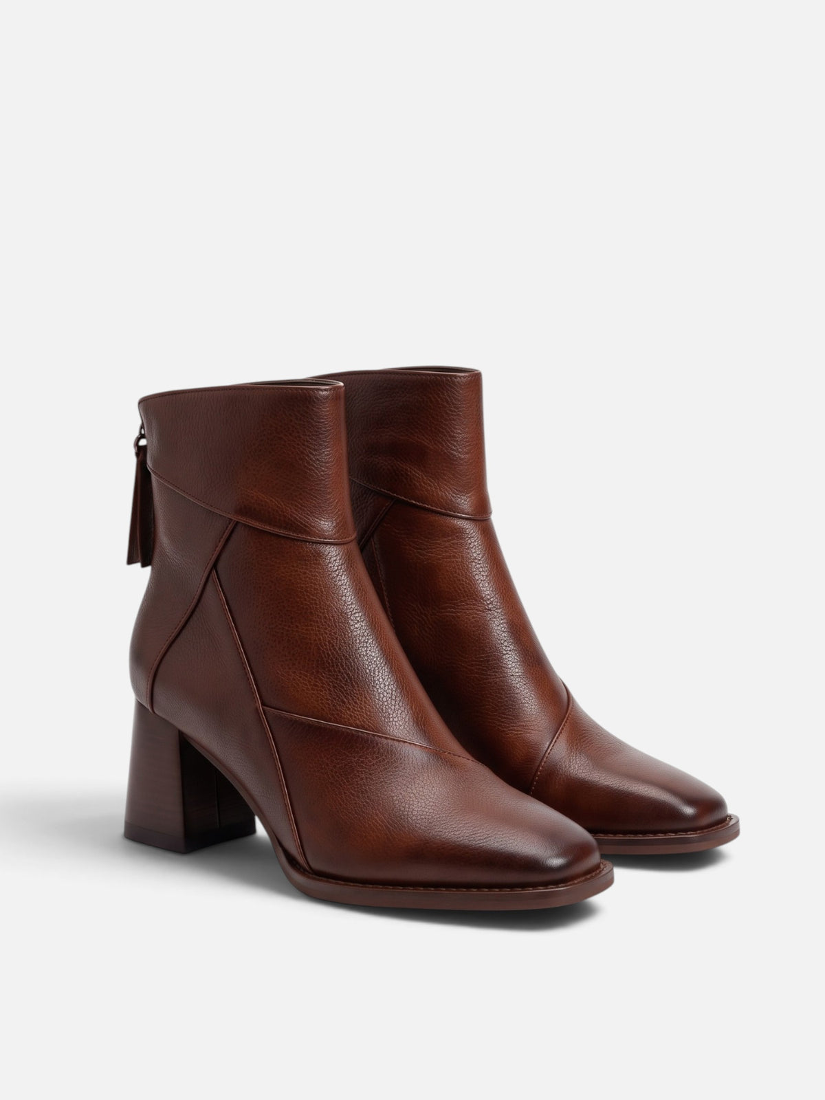 Bottines Femme Cuir Talon Bloc