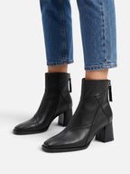 Bottines Femme Cuir Talon Bloc