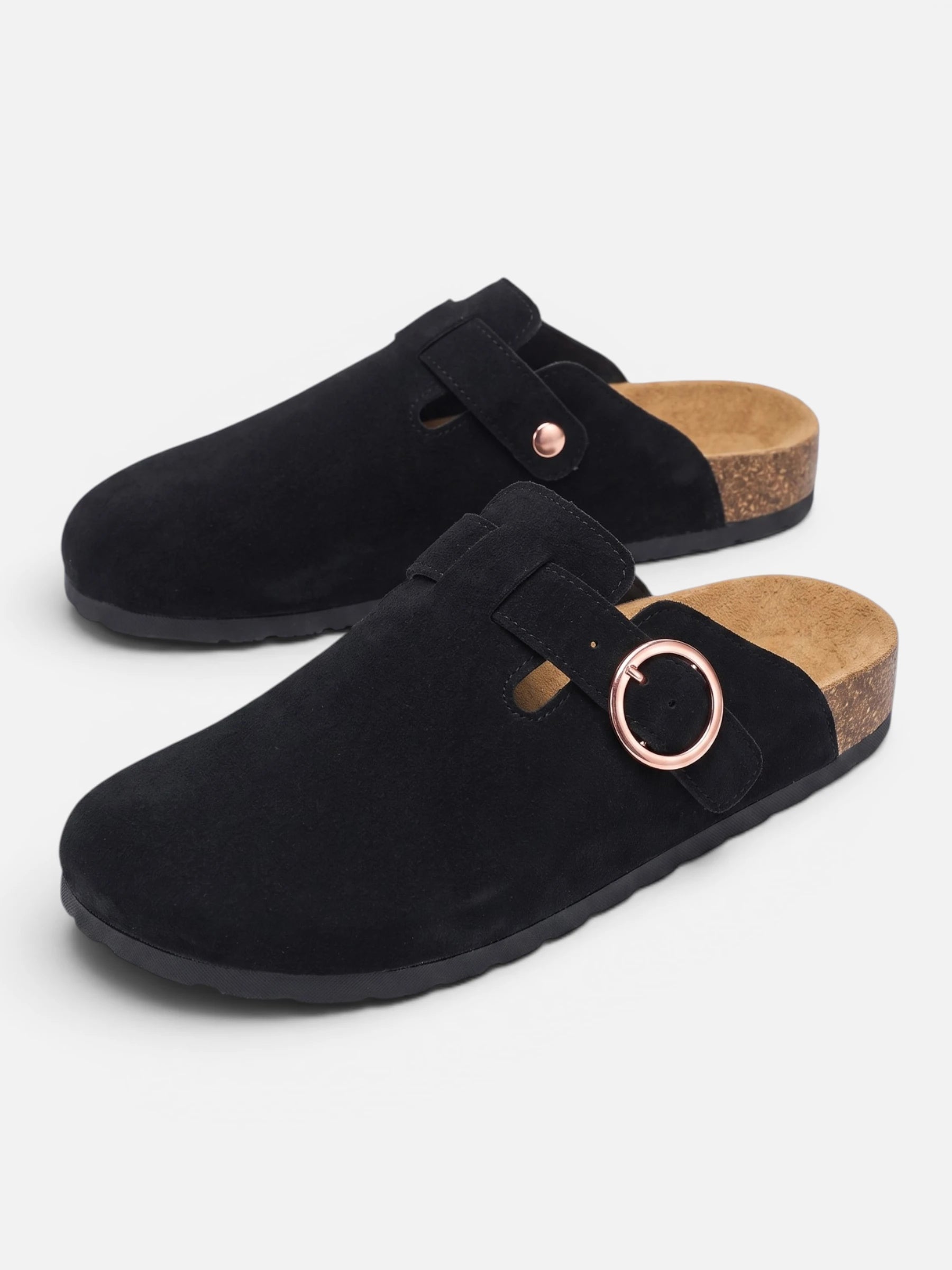 Sabots Homme à Boucle en Daim