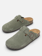 Sabots Homme à Boucle en Daim