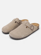 Sabots Homme à Boucle en Daim
