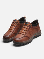Chaussures de Marche Homme Semelle Épaisse Simili Cuir