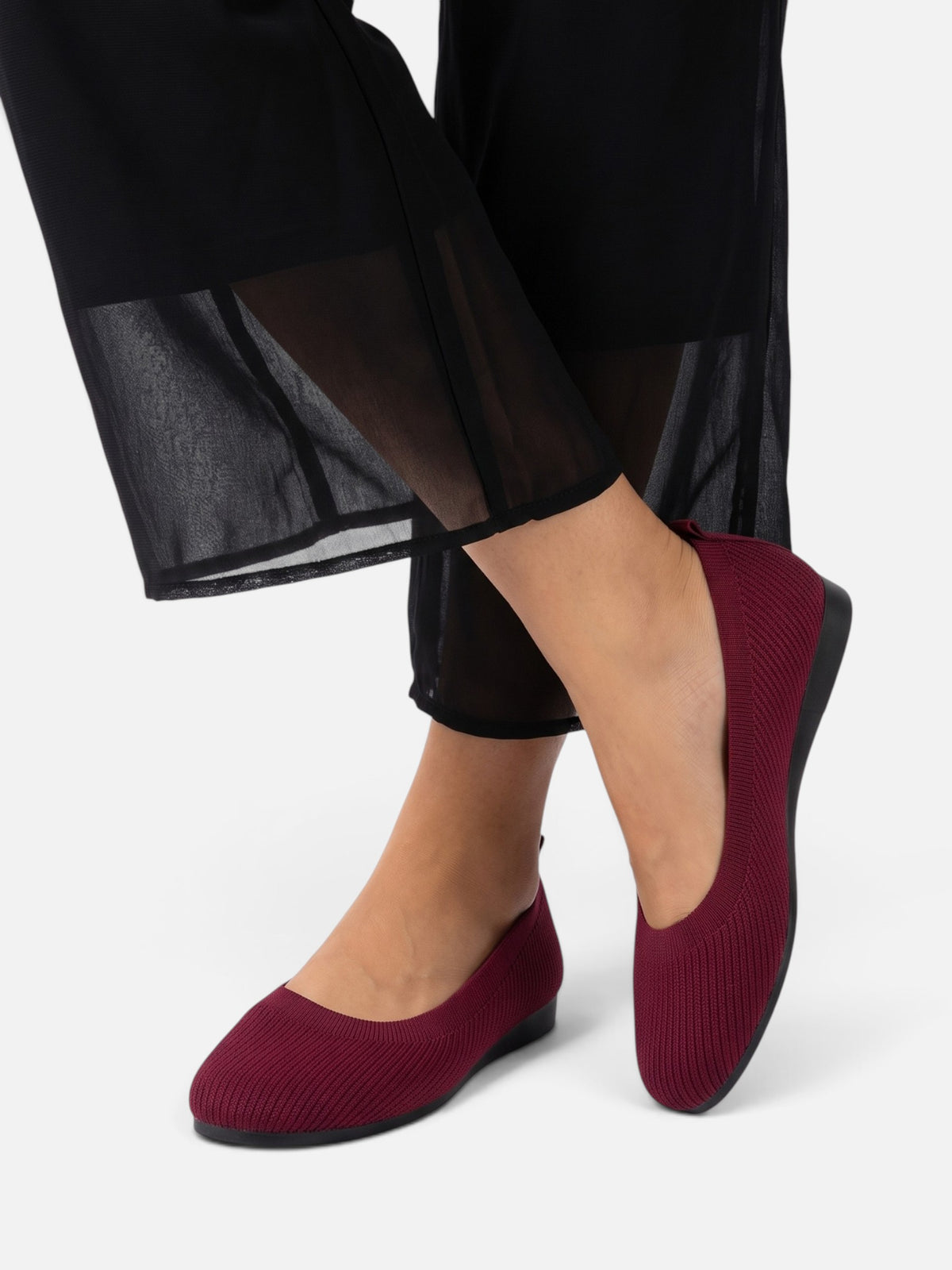 Ballerines Femme en Maille