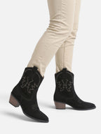 Bottines Santiags Femme Brodées