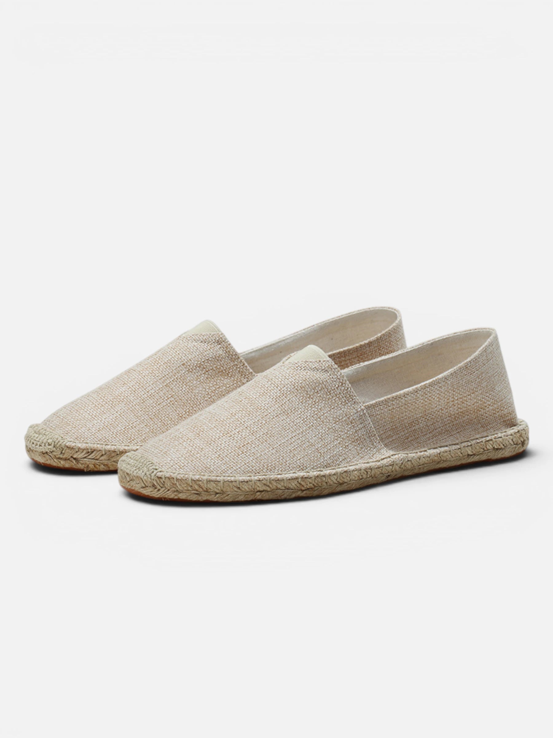 Casual espadrilles in textured canvas for men
