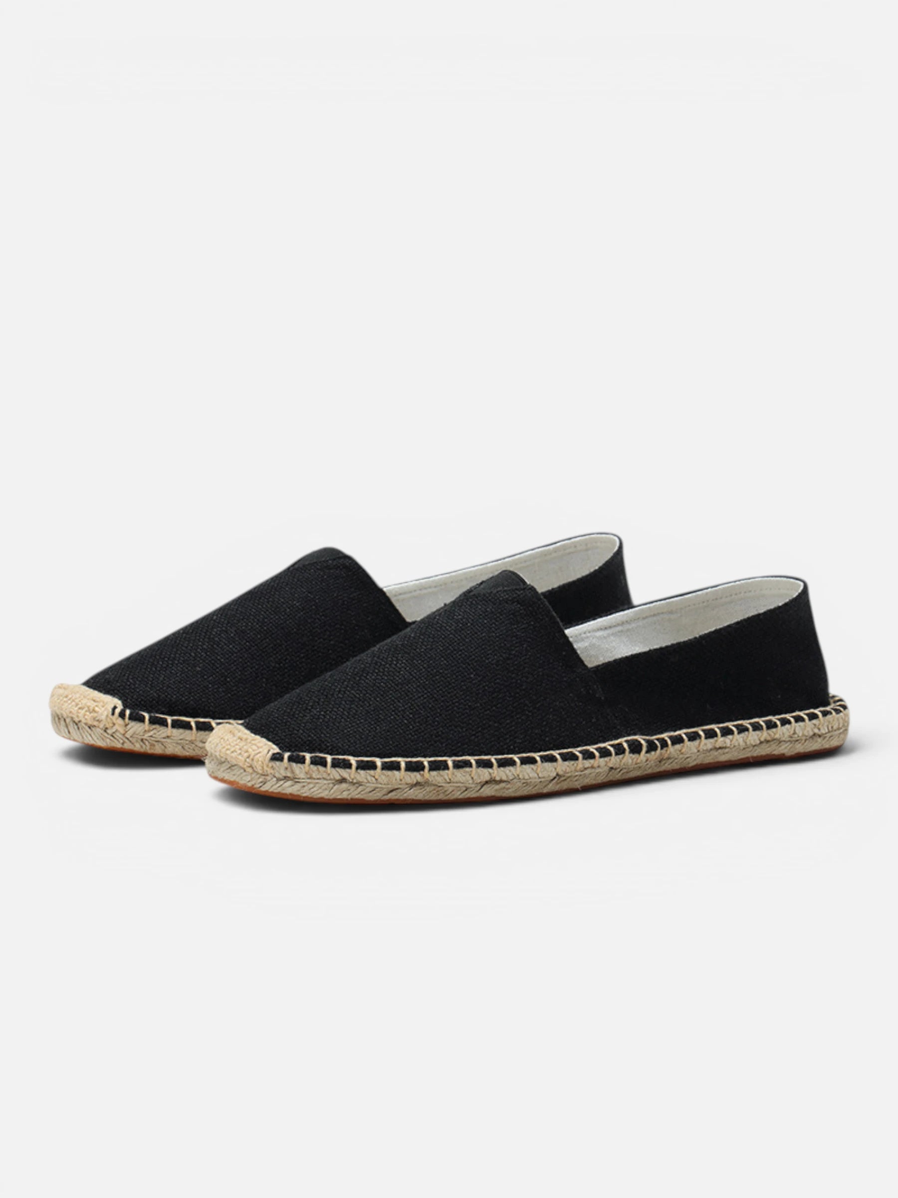 Casual espadrilles in textured canvas for men