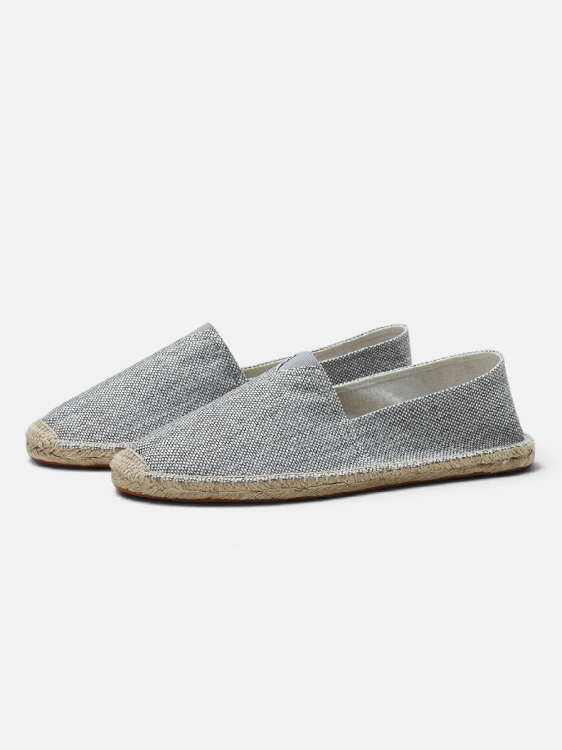 Casual espadrilles in textured canvas for men