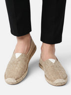Espadrilles décontractées en toile texturée pour homme