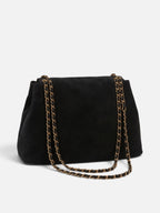 Sac Porté Épaule Femme Suédine Chaîne