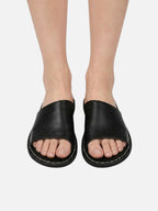 Sandales homme en cuir minimalistes et confortables pour été
