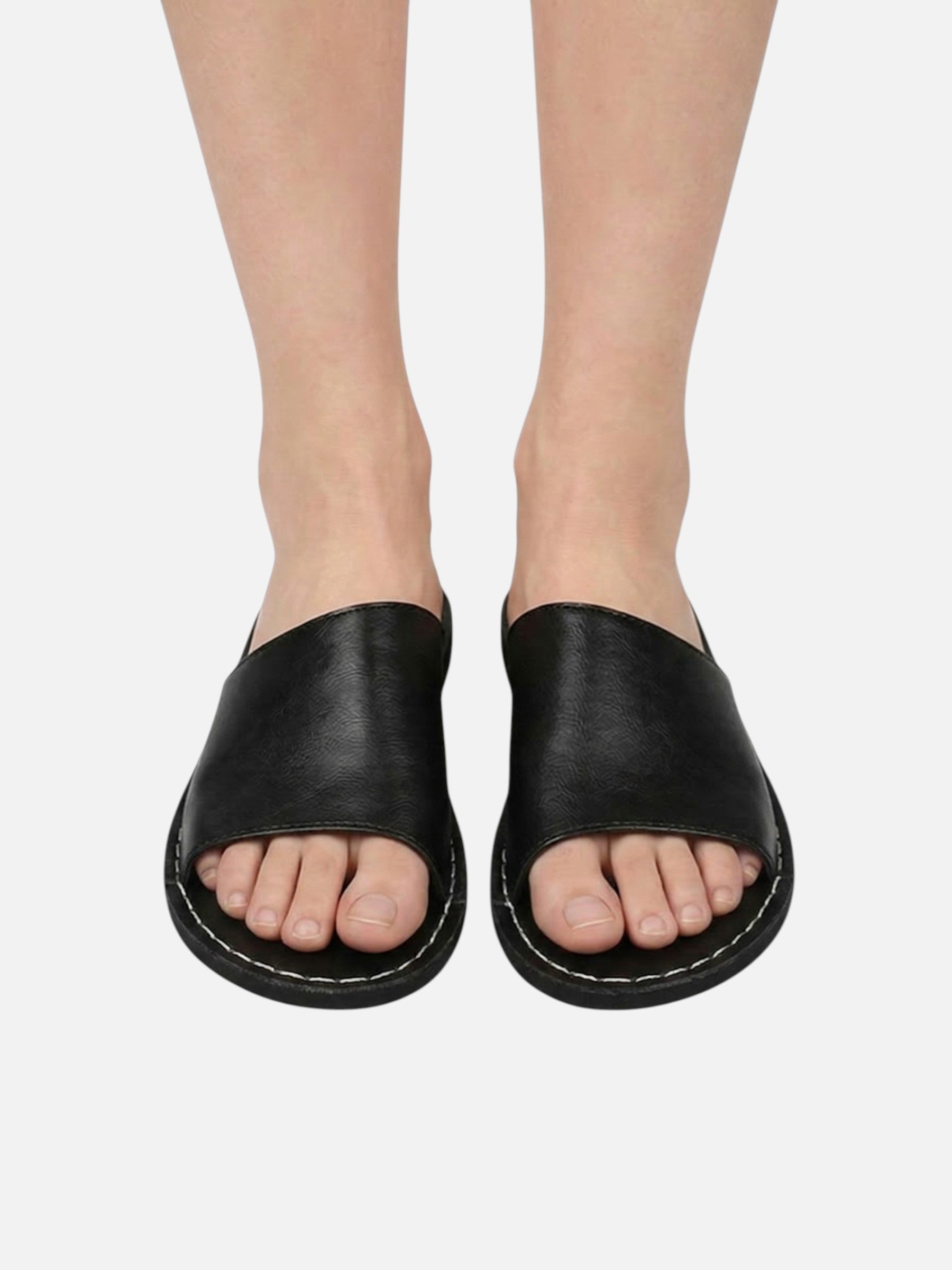 Sandales homme en cuir minimalistes et confortables pour été