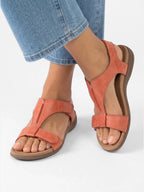 Sandales Femme Plates Confort à Scratch