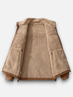 Veste Polaire Homme Col Sherpa Zippée