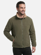 Veste Polaire Homme Col Sherpa Zippée