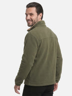 Veste Polaire Homme Col Sherpa Zippée