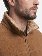 Veste Polaire Homme Col Sherpa Zippée