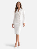 Robe Blazer Femme Boutonnée Mi-Longue