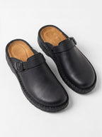 Sabots Homme Cuir à Boucle