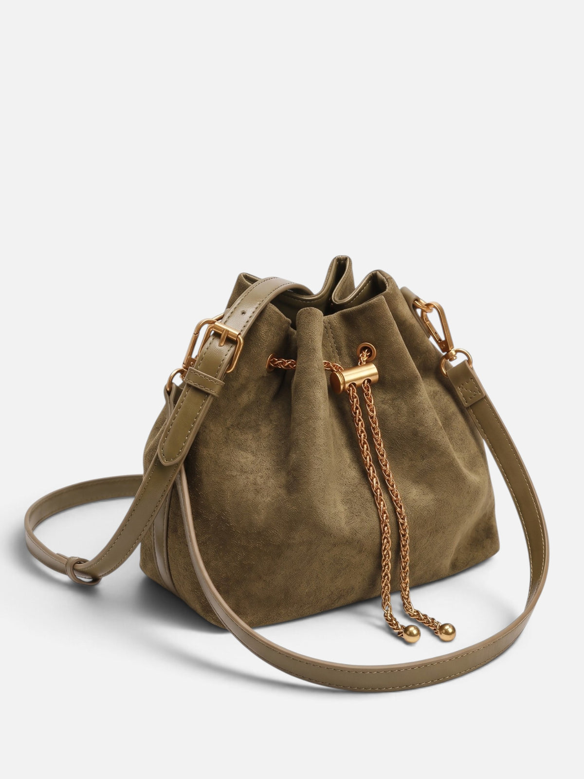 Sac Seau Femme Suédine à Cordon Chaîne