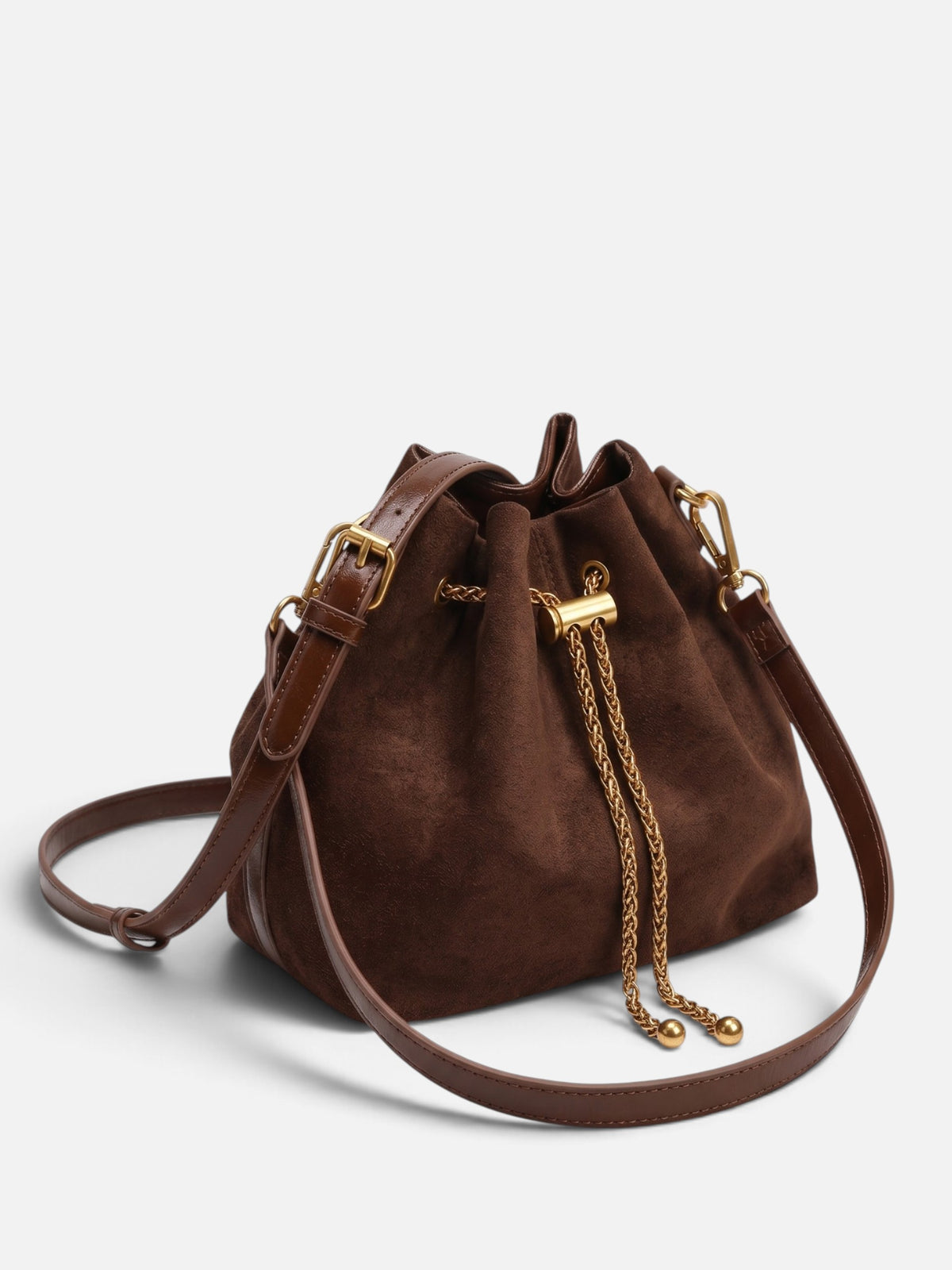 Sac Seau Femme Suédine à Cordon Chaîne