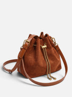 Sac Seau Femme Suédine à Cordon Chaîne