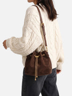 Sac Seau Femme Suédine à Cordon Chaîne